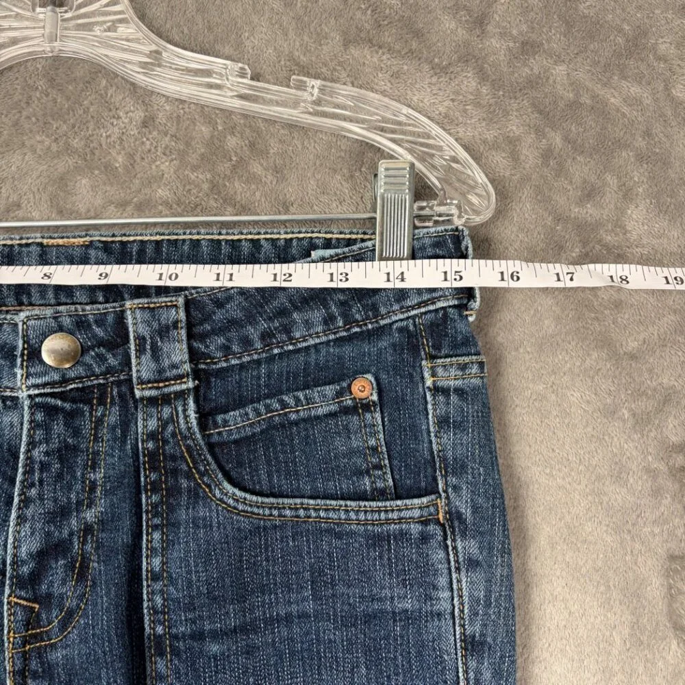 Levi’s Premium Riley Straight Jeans Women’s 29 Blue Mid Rise Minimalist Y2K - Picture 6 of 10